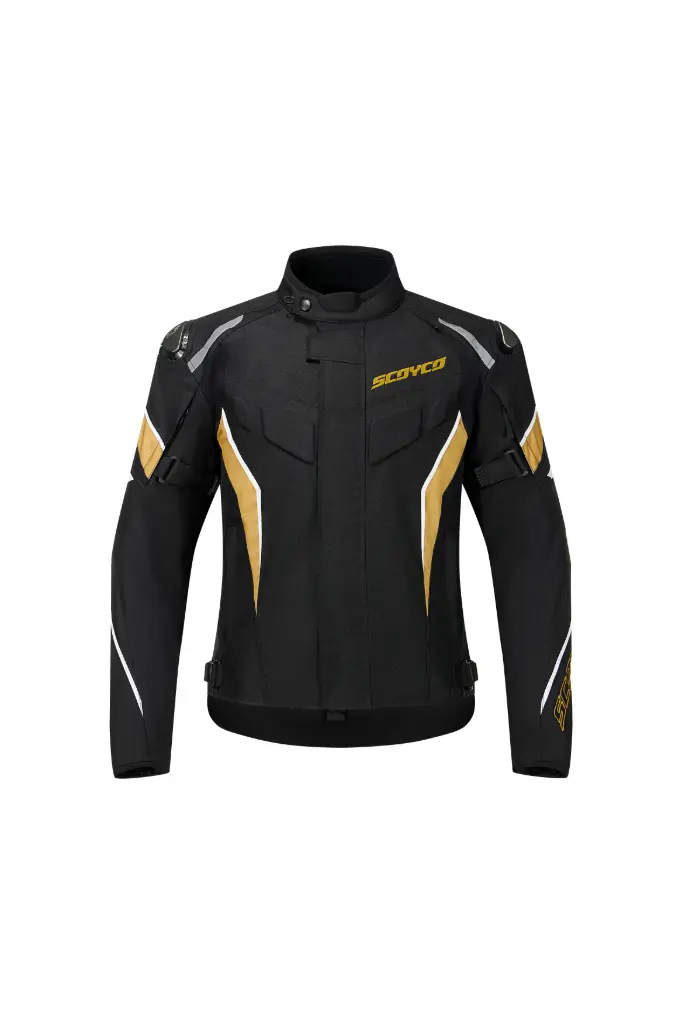 CHAQUETA IMPERMEABLE Y AISLANTE URBANA OTOÑO-INVIERNO PARA HOMBRE - JK221 /  TALLA L / COLOR DORADO CON NEGRO