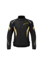 CHAQUETA IMPERMEABLE Y AISLANTE URBANA OTOÑO-INVIERNO PARA HOMBRE - JK221 /  TALLA L / COLOR DORADO CON NEGRO
