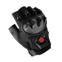 GUANTES DE MOTO DE MEDIO DEDO MC29D / COLOR NEGRO / TALLA L