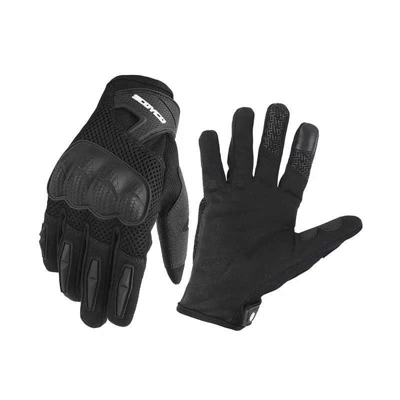 GUANTES DE MOTO  MC58-2  / COLOR NEGRO / TALLA M