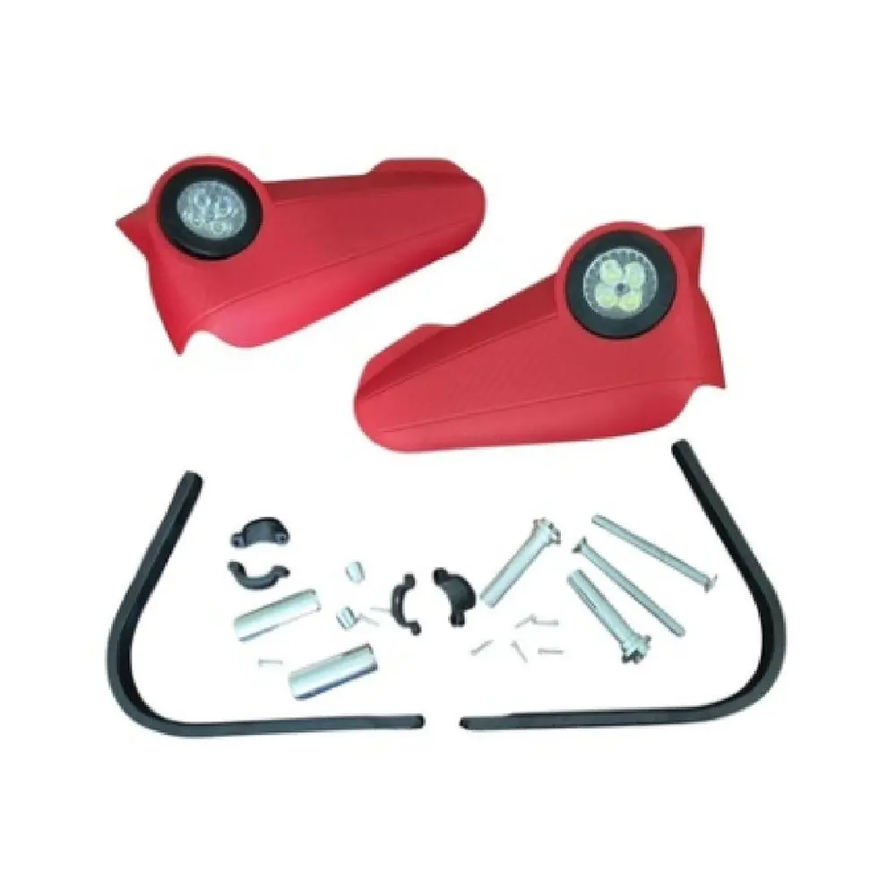 PROTECTOR MANILLA UNIVERSAL ACERBIS ROJO C/LUZ