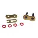 PEGA CADENA DORADA DOBLE ORING 428HO