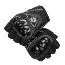 GUANTES DE MOTO PARA MEDIO DEDO/ PRIMAVERA Y VERANO - MC146D / COLOR NEGRO / TALLA XL